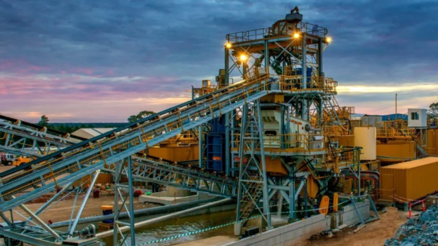 a large scale mining infrastructure in Australia for gold and copper production.