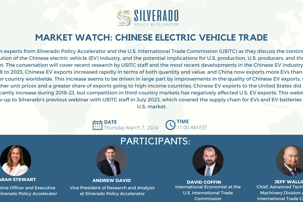 Slides and Video Recording of Webinar - Market Watch: Chinese EV Trade