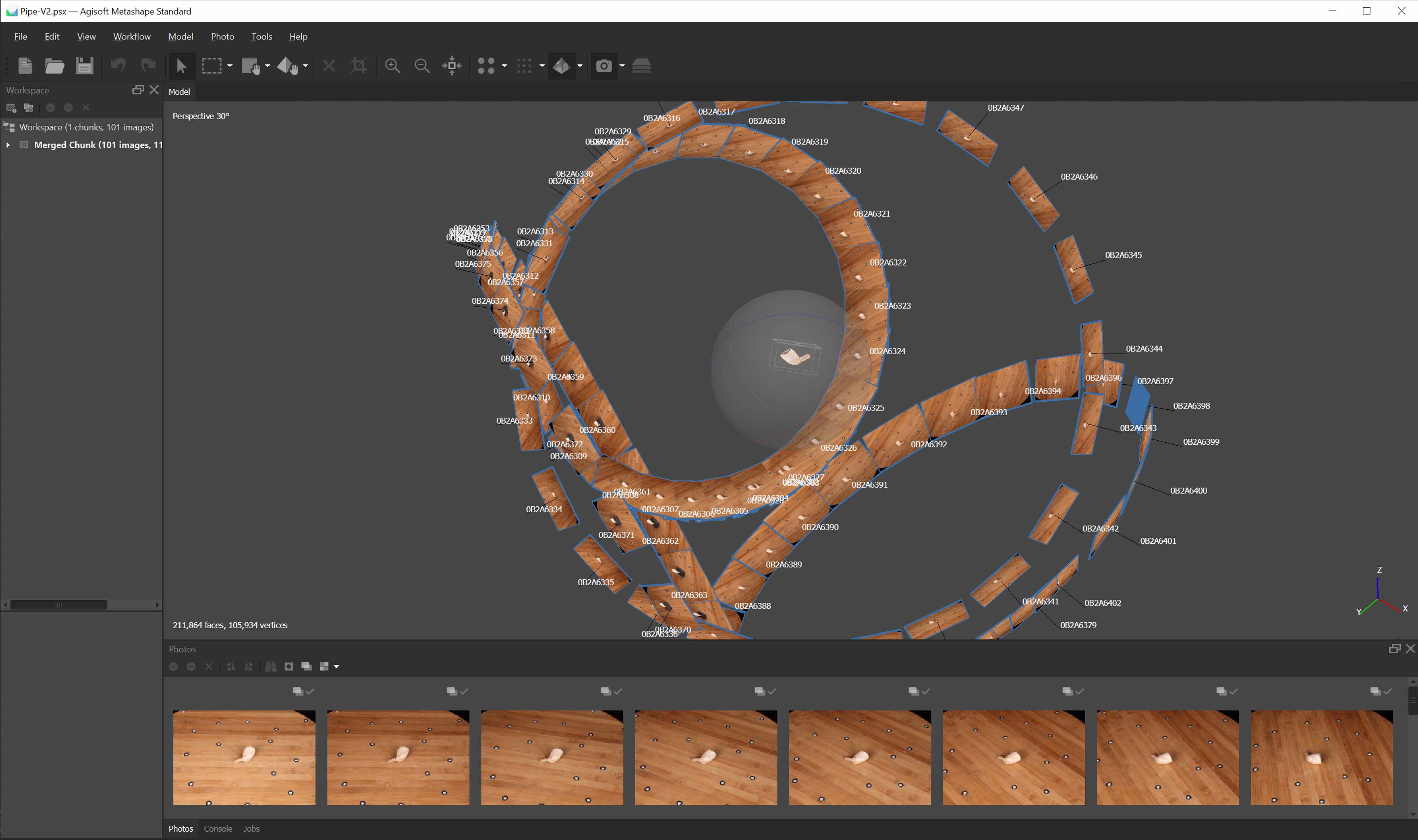 View of Metashaoe software