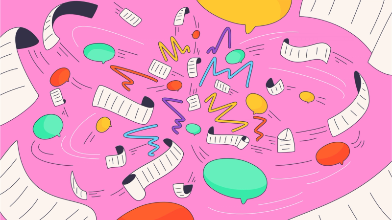 Illustration showcasing this artists portfolio