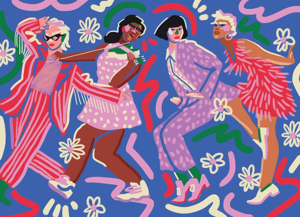 Illustration showcasing this artists portfolio