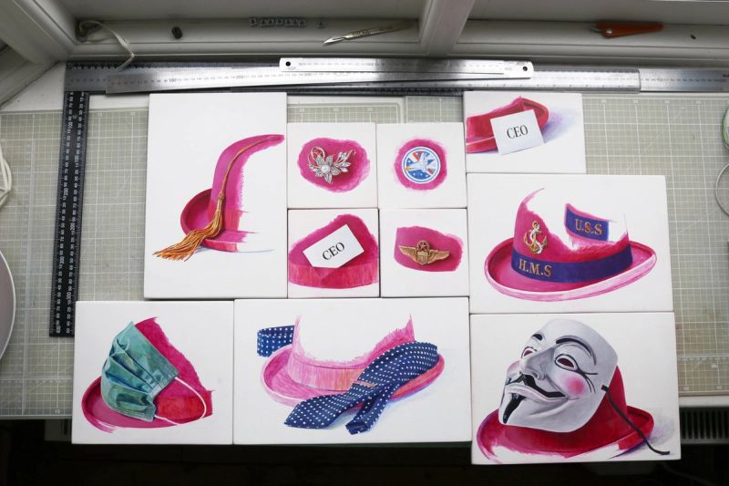 Illustration showcasing this artists portfolio