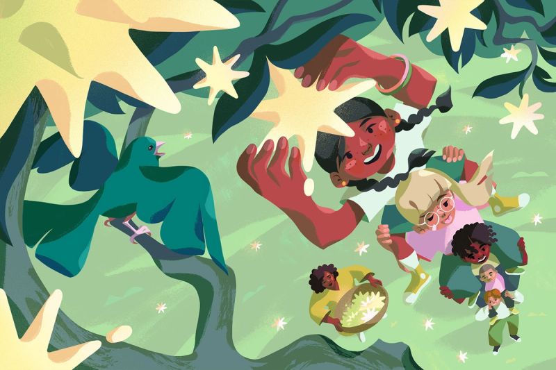 Illustration showcasing this artists portfolio