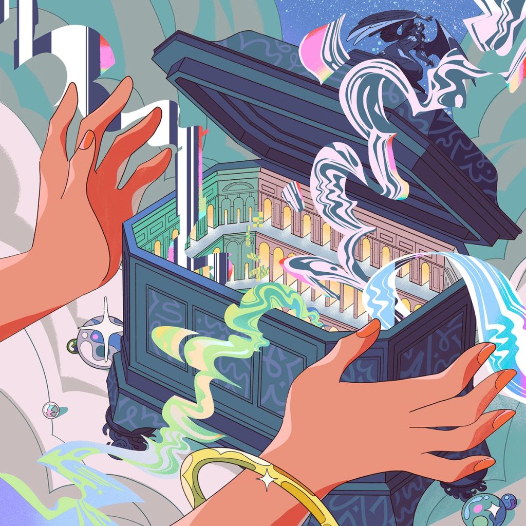 Illustration showcasing this artists portfolio