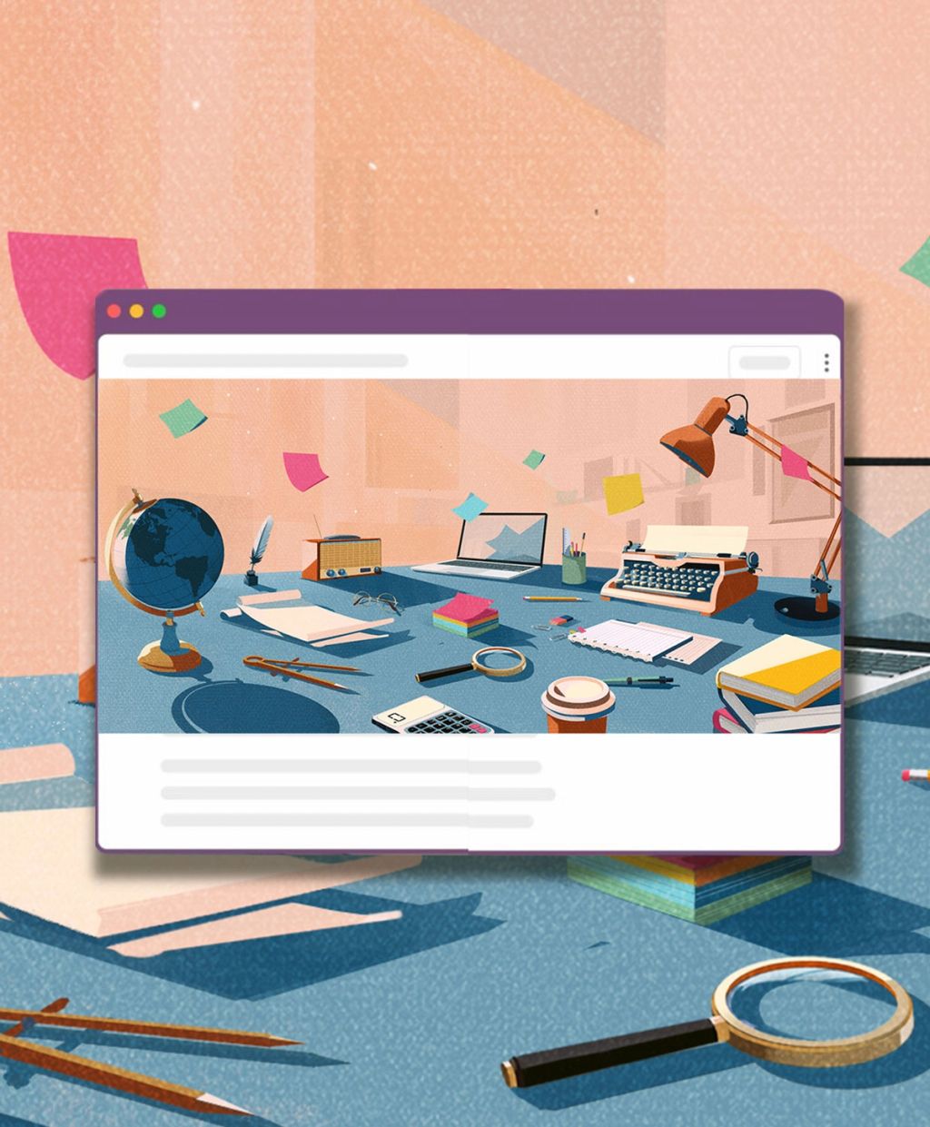 Illustration showcasing this artists portfolio