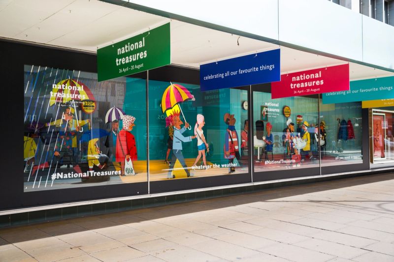 Illustration showcasing this artists portfolio