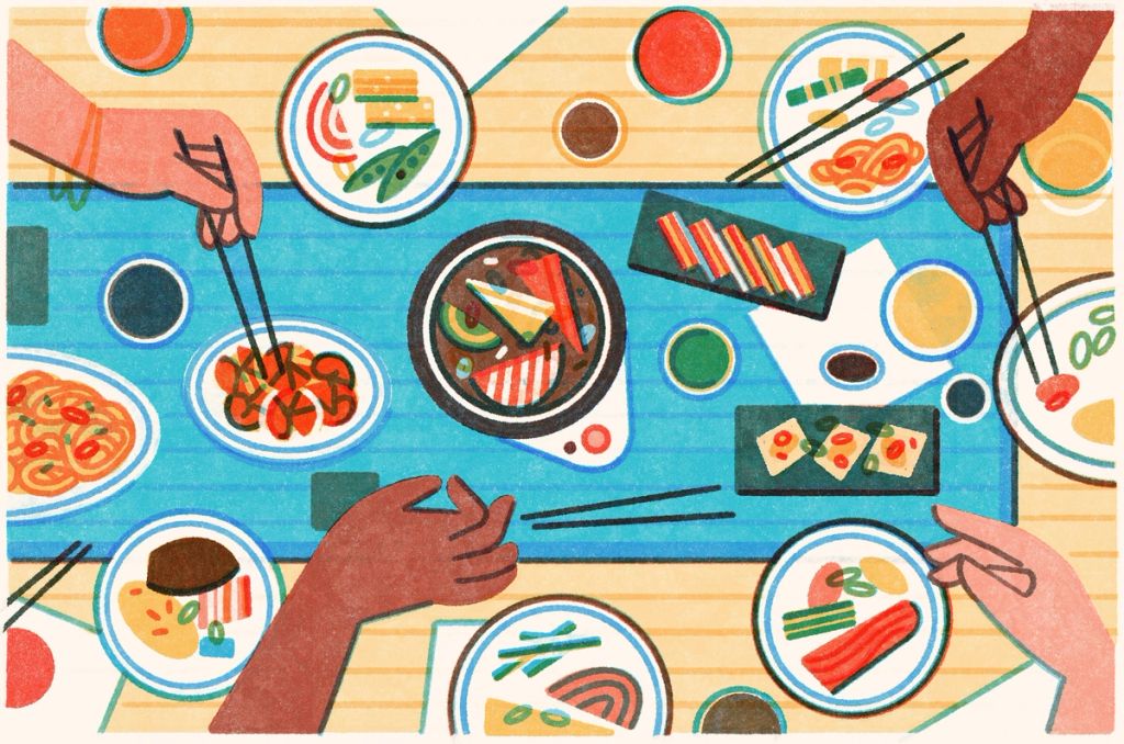 Illustration showcasing this artists portfolio