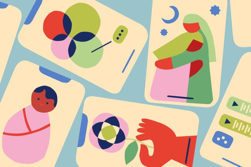 Illustration showcasing this artists portfolio