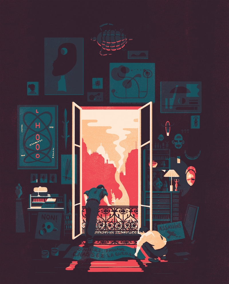 Illustration showcasing this artists portfolio