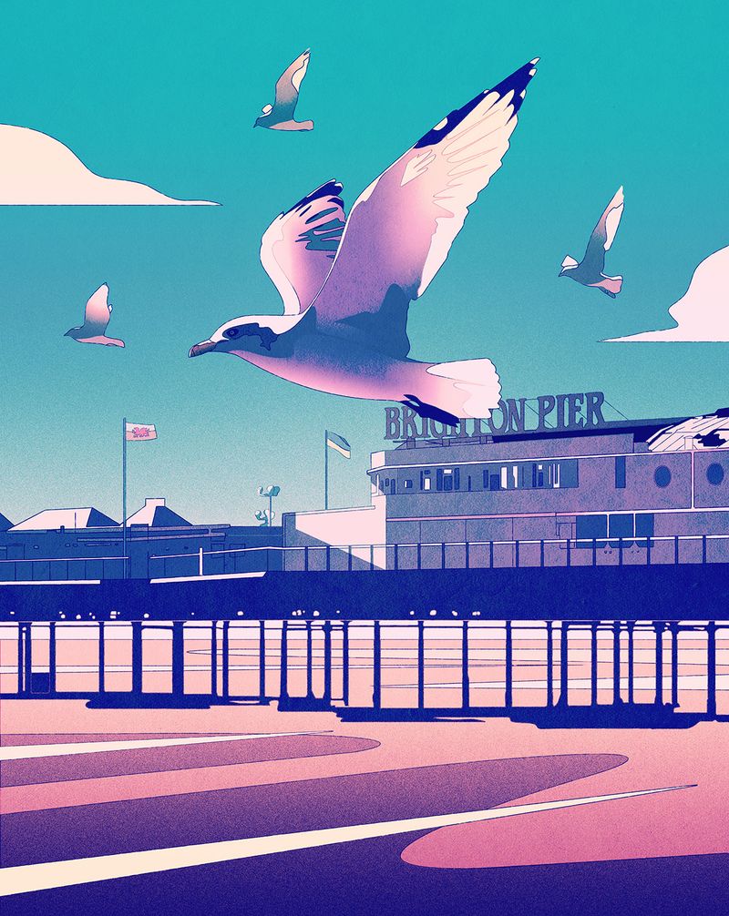 Illustration showcasing this artists portfolio
