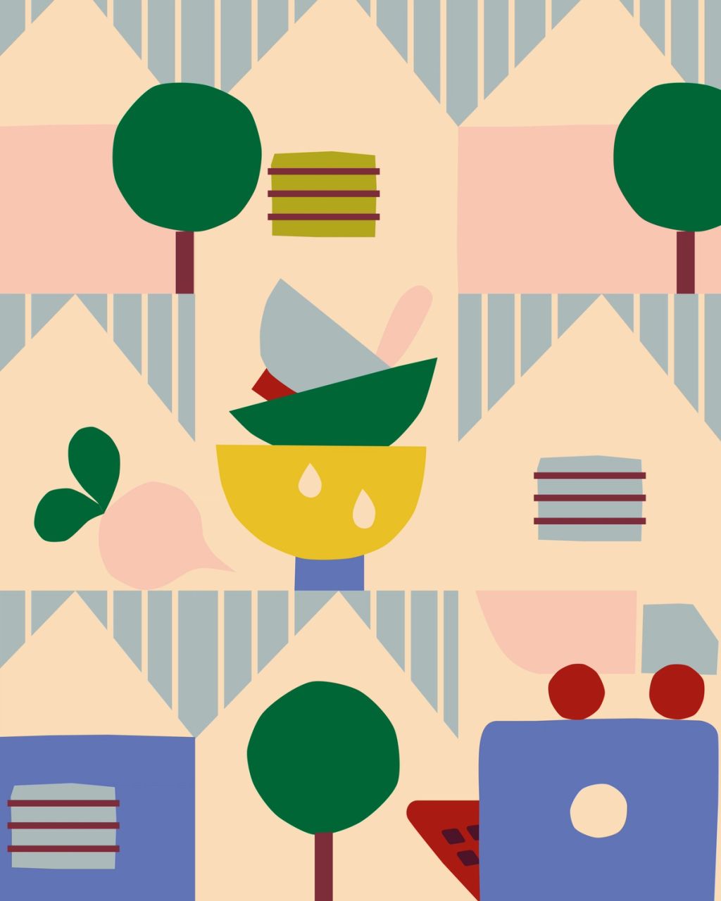 Illustration showcasing this artists portfolio