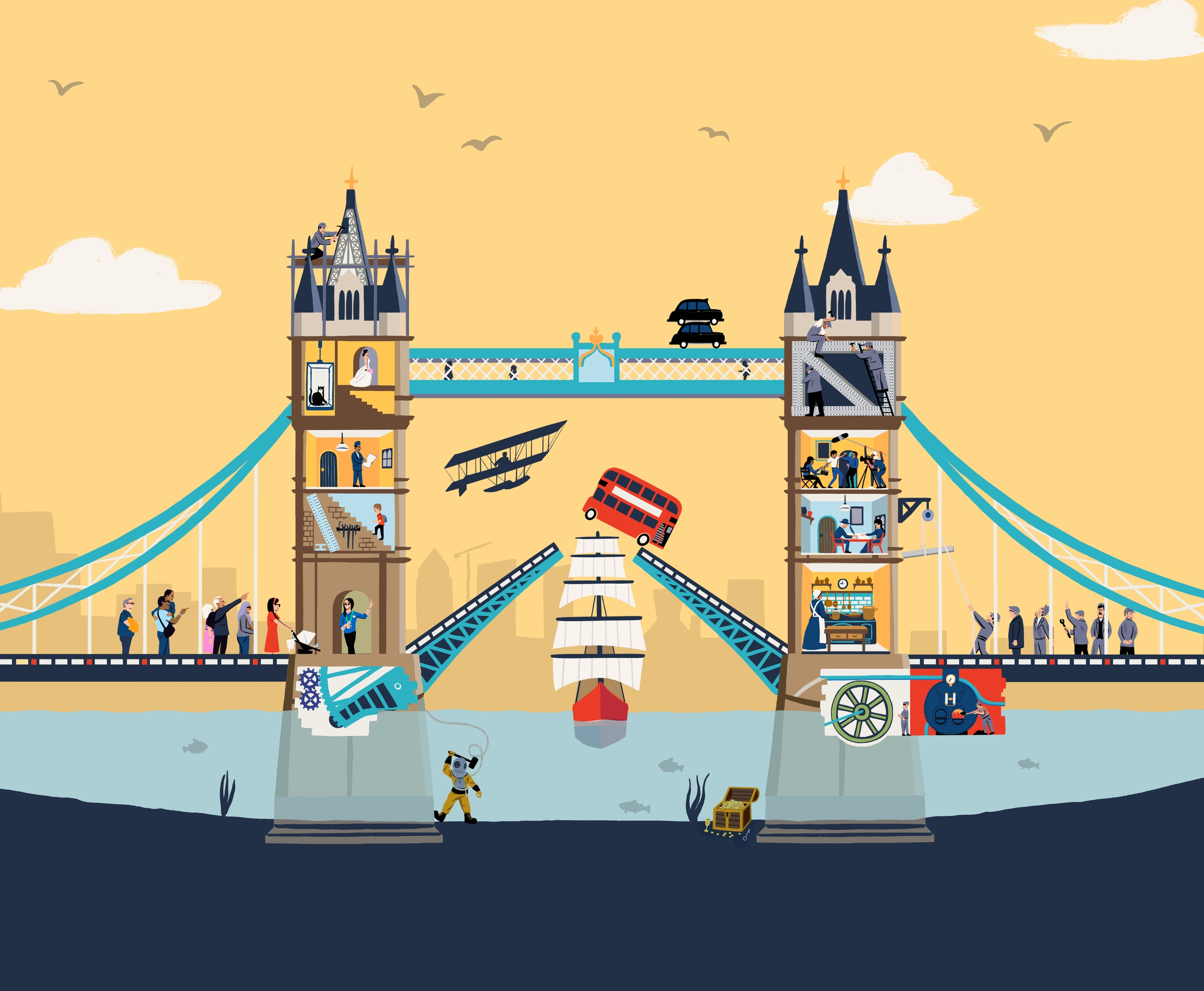 Paul Thurlby x Tower Bridge