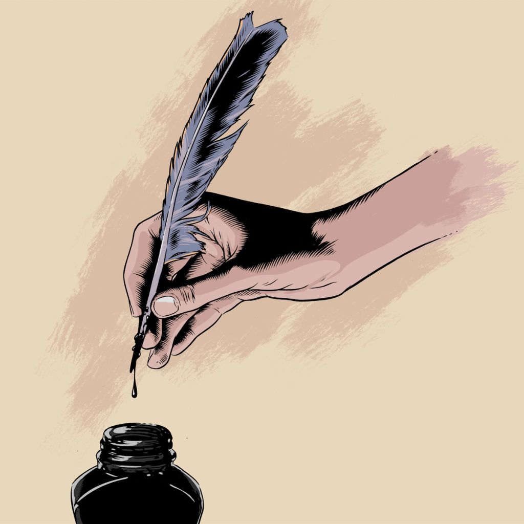 Illustration showcasing this artists portfolio