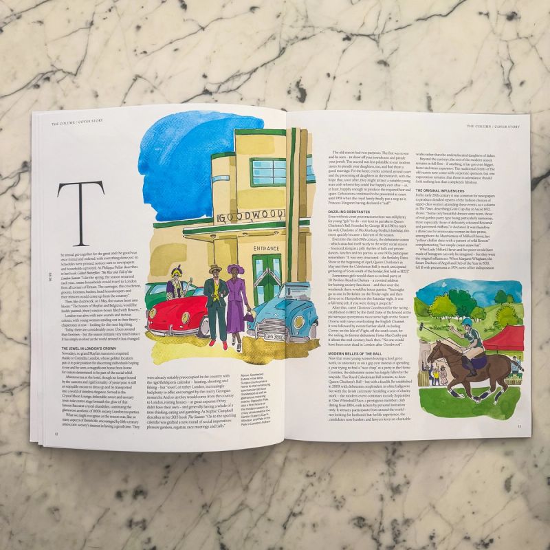Illustration showcasing this artists portfolio