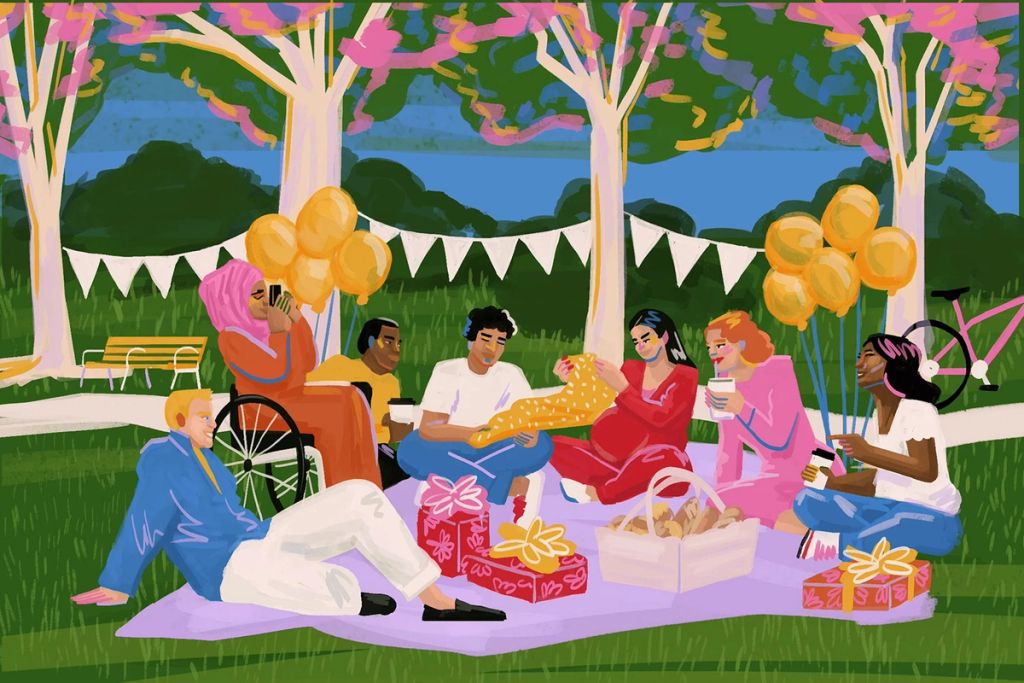 Illustration showcasing this artists portfolio