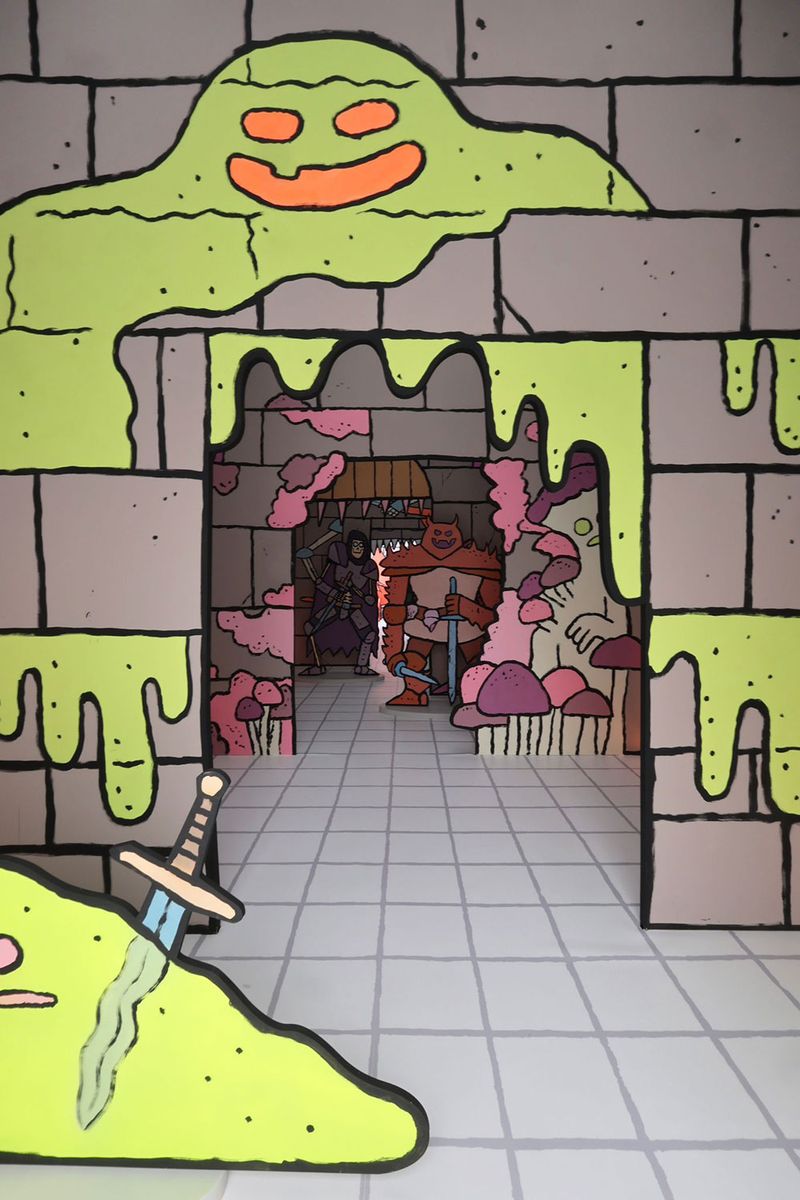 Illustration showcasing this artists portfolio