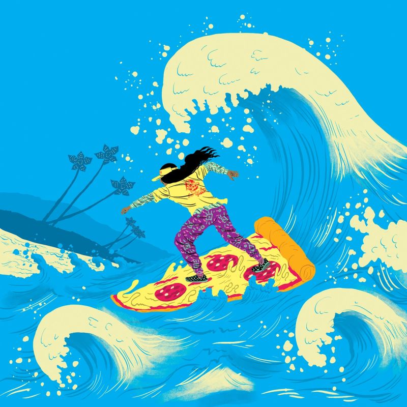 Illustration showcasing this artists portfolio