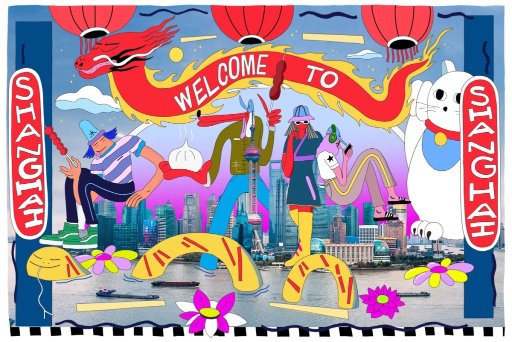 Illustration showcasing this artists portfolio
