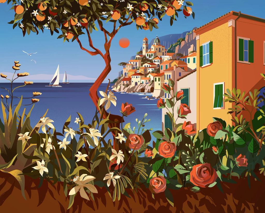 Illustration showcasing this artists portfolio
