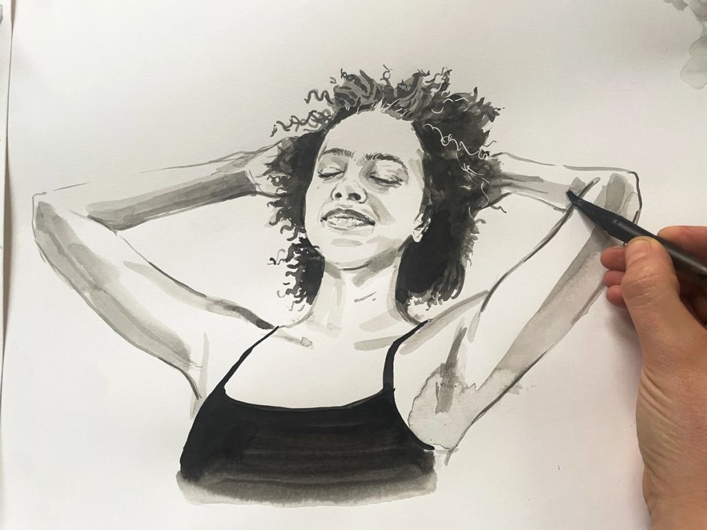 Illustration showcasing this artists portfolio