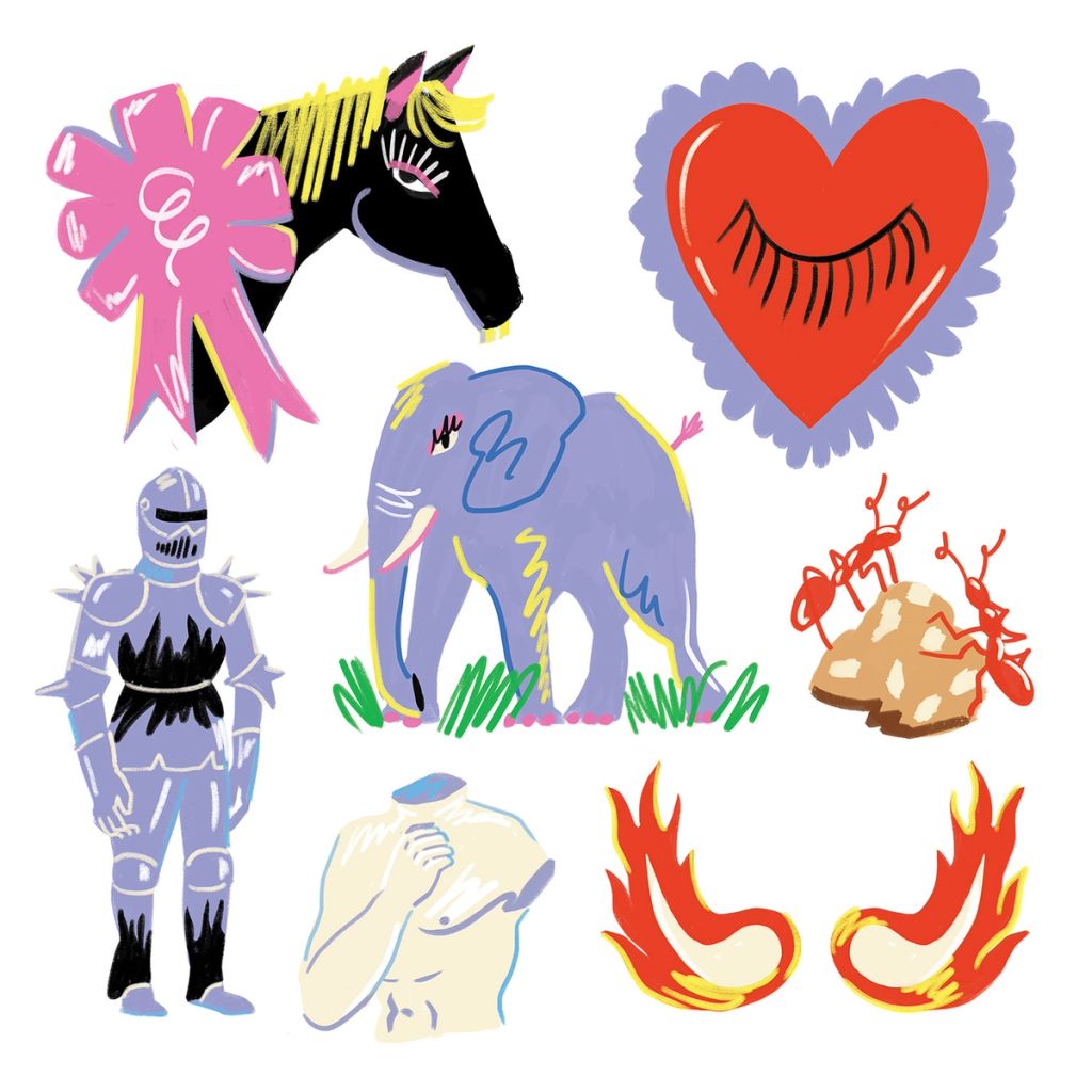 Illustration showcasing this artists portfolio