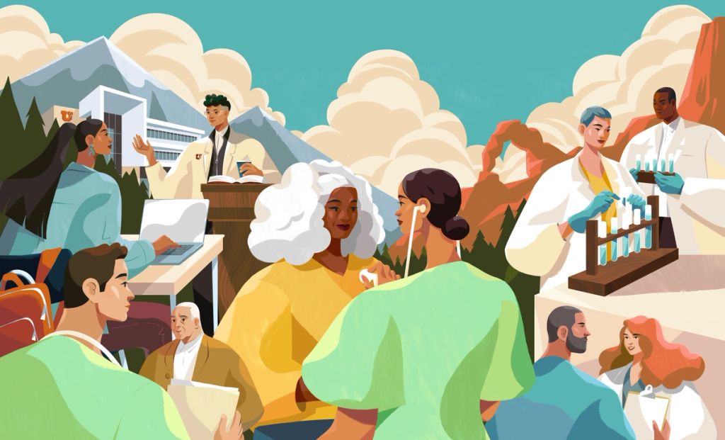 Illustration showcasing this artists portfolio