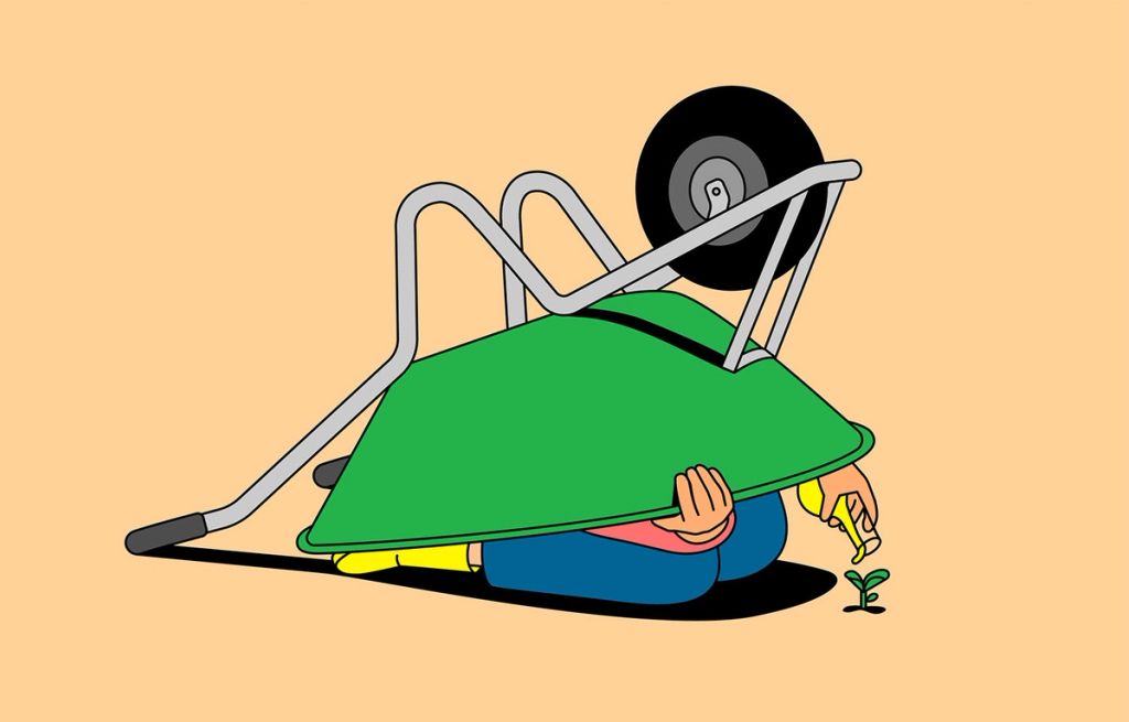 Illustration showcasing this artists portfolio