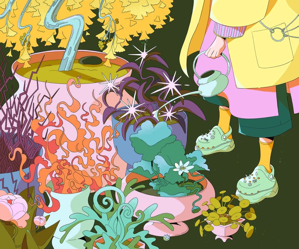 Illustration showcasing this artists portfolio