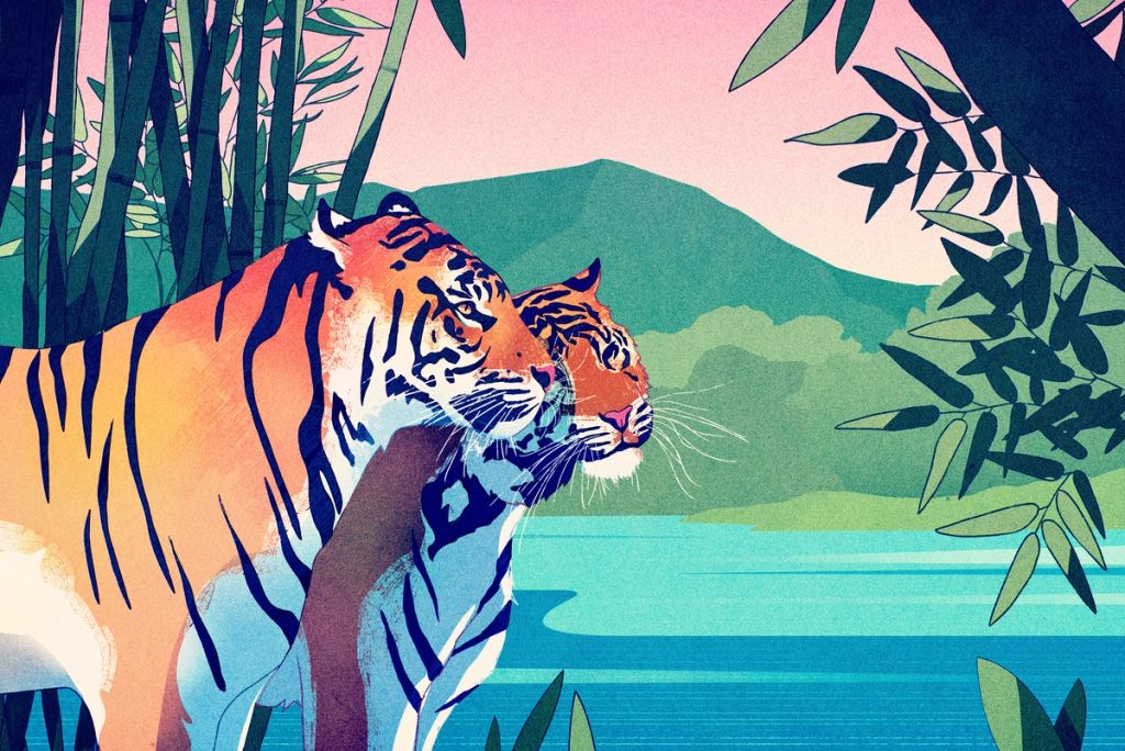 Illustration showcasing this artists portfolio