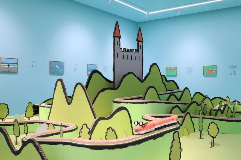 Illustration showcasing this artists portfolio