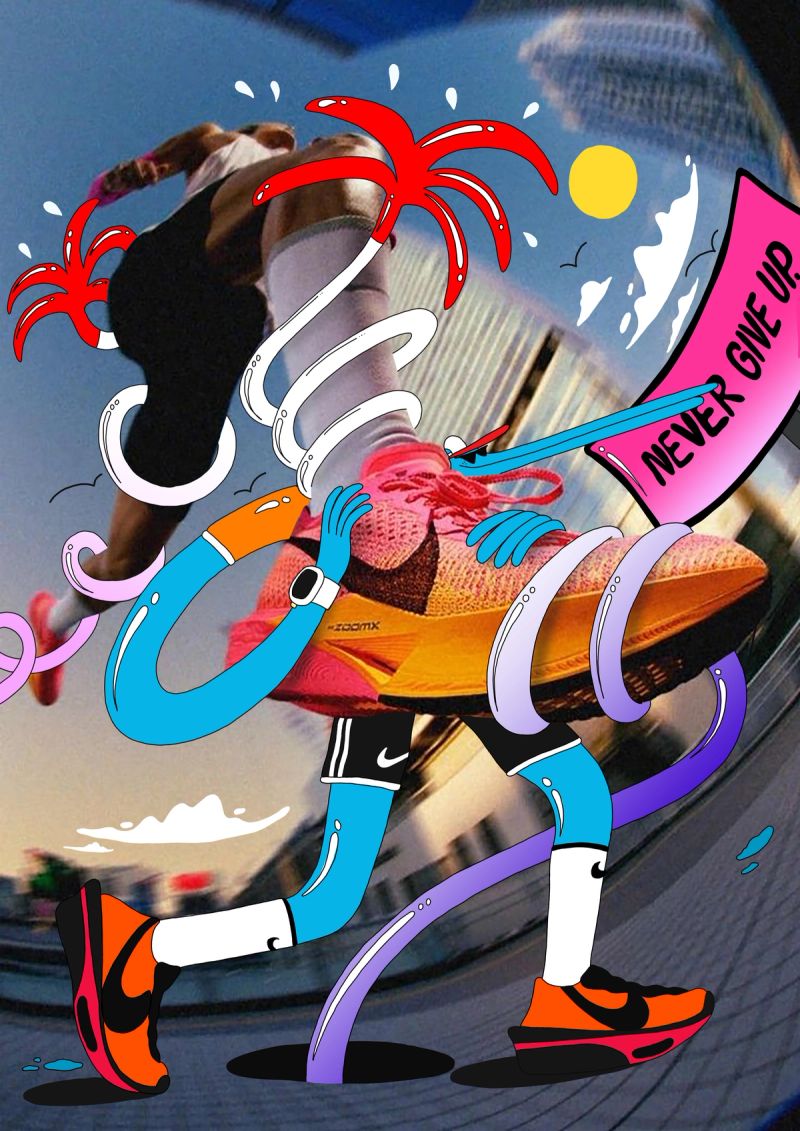 Illustration showcasing this artists portfolio