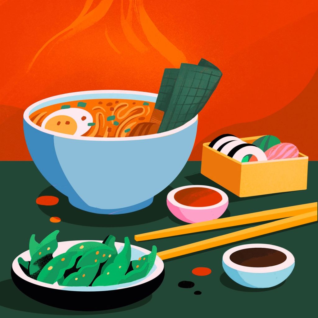 Illustration showcasing this artists portfolio