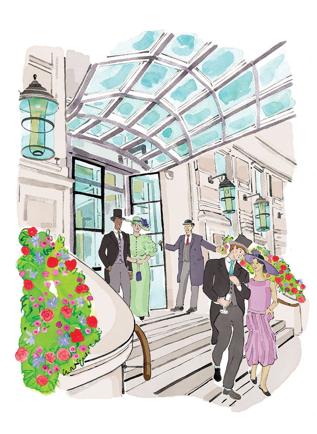 Illustration showcasing this artists portfolio