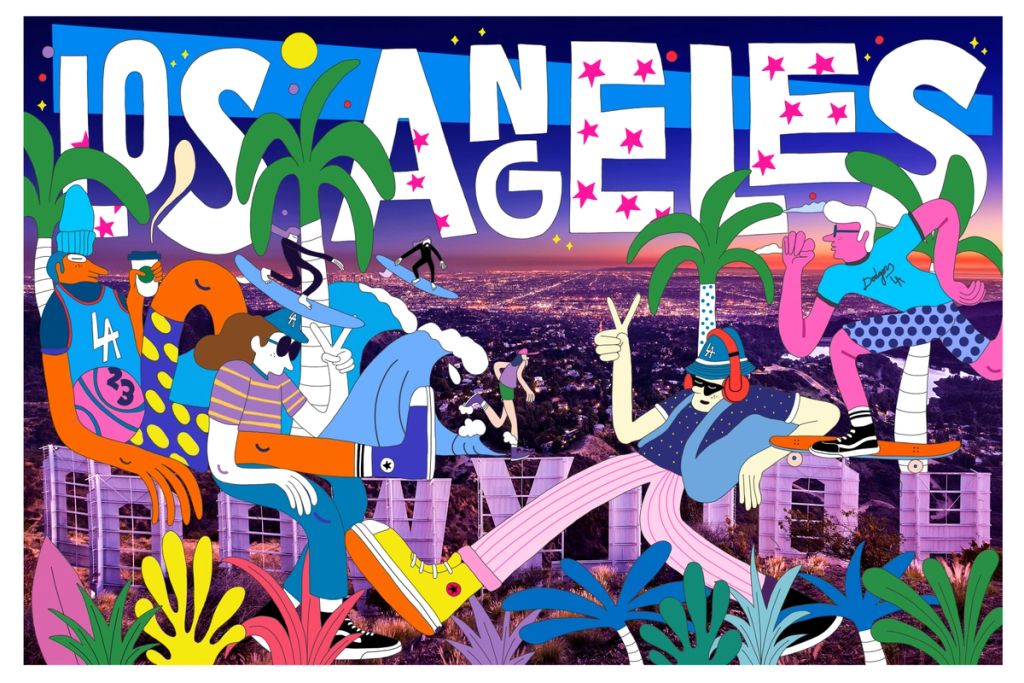 Illustration showcasing this artists portfolio