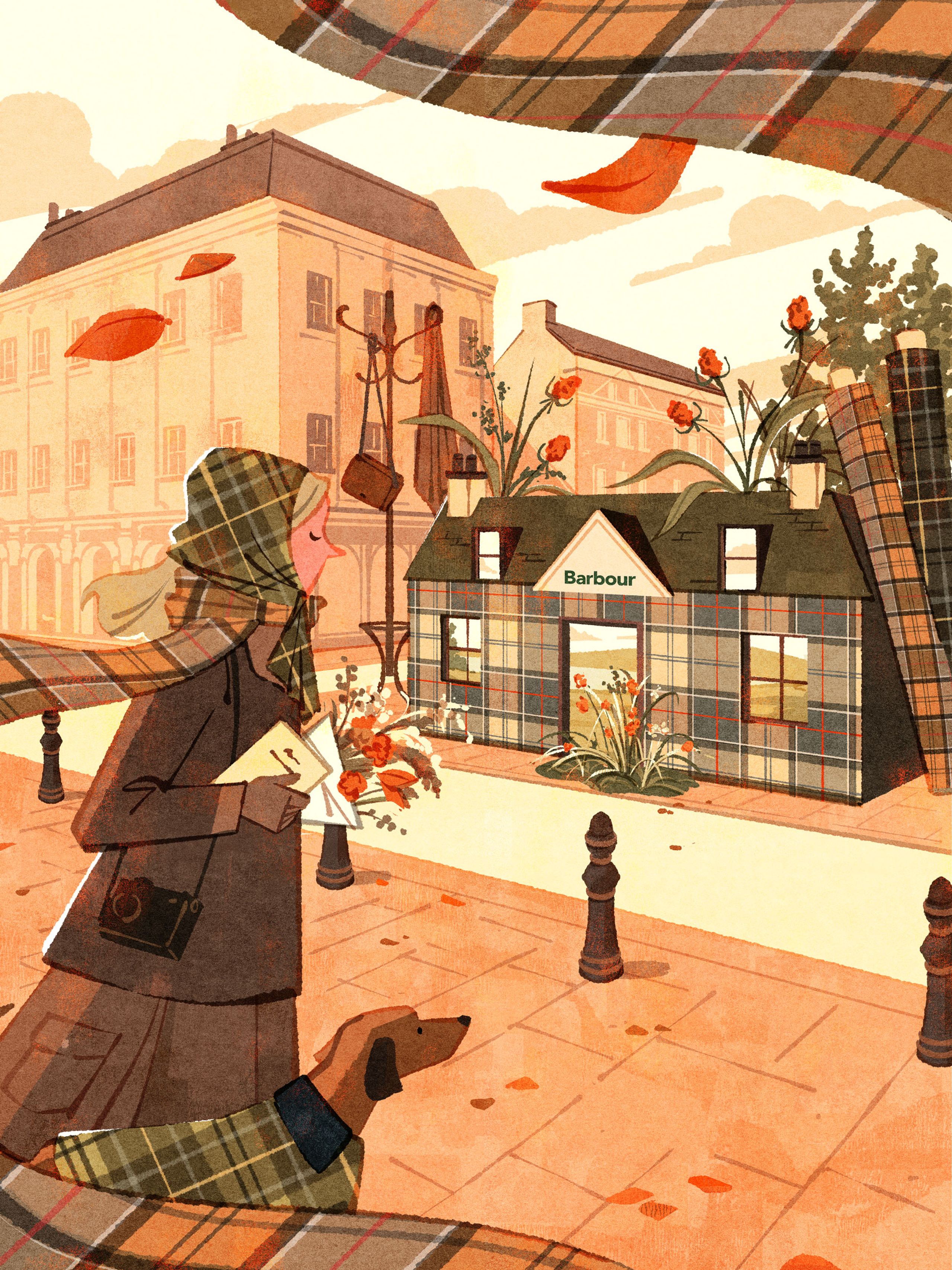 Illustration showcasing this artists portfolio
