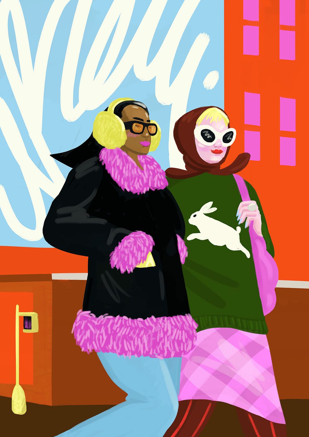 Illustration showcasing this artists portfolio