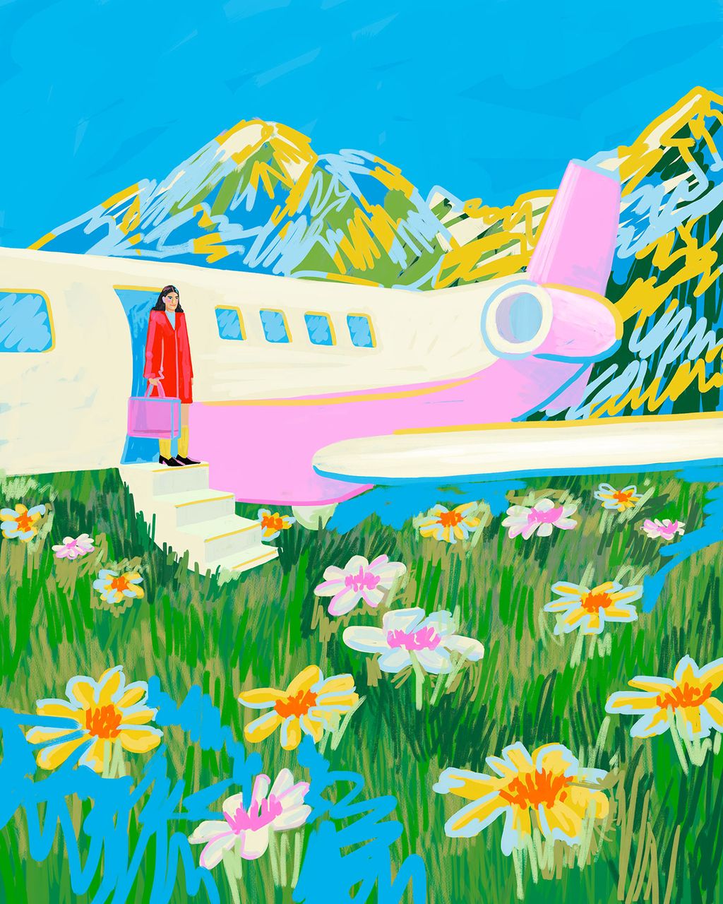 Illustration showcasing this artists portfolio