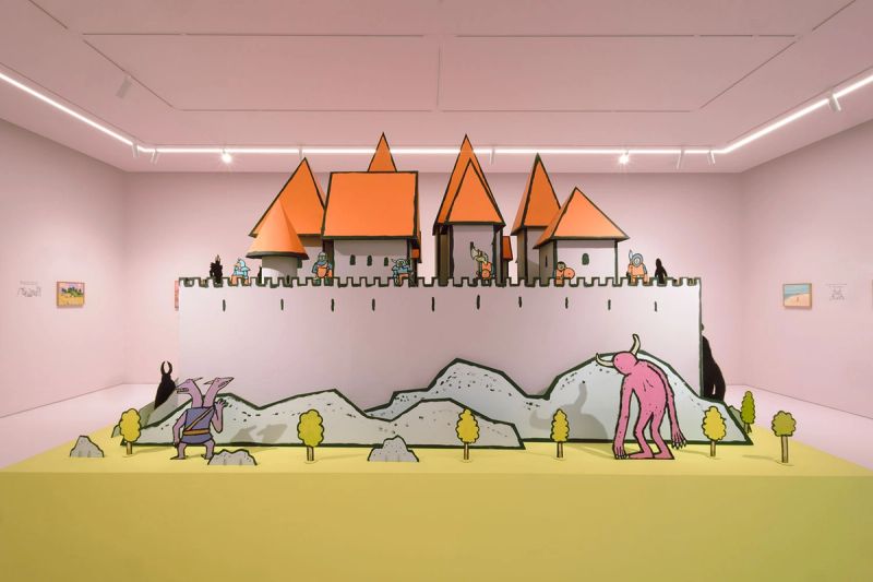 Illustration showcasing this artists portfolio