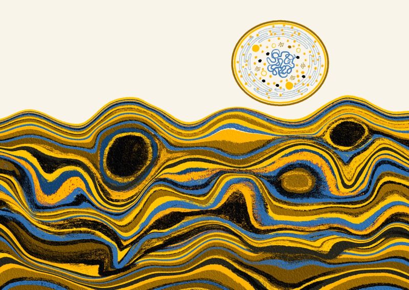 Illustration showcasing this artists portfolio