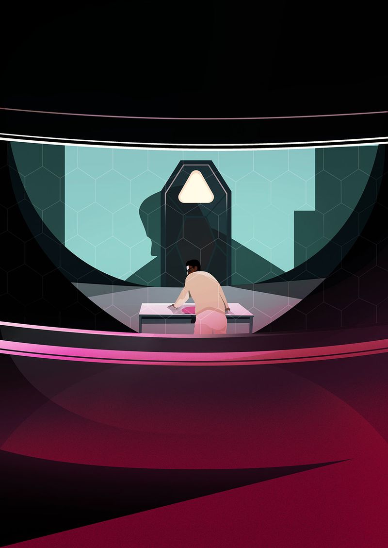 Illustration showcasing this artists portfolio