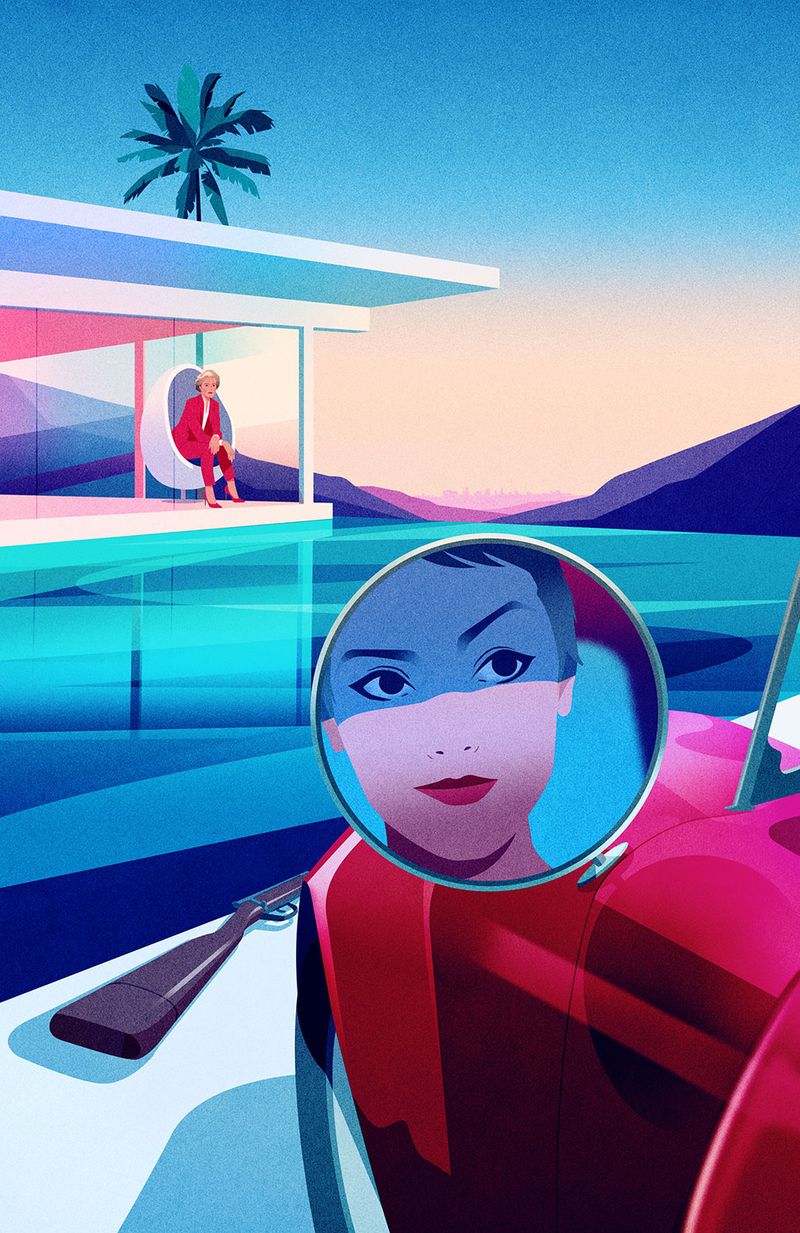 Illustration showcasing this artists portfolio