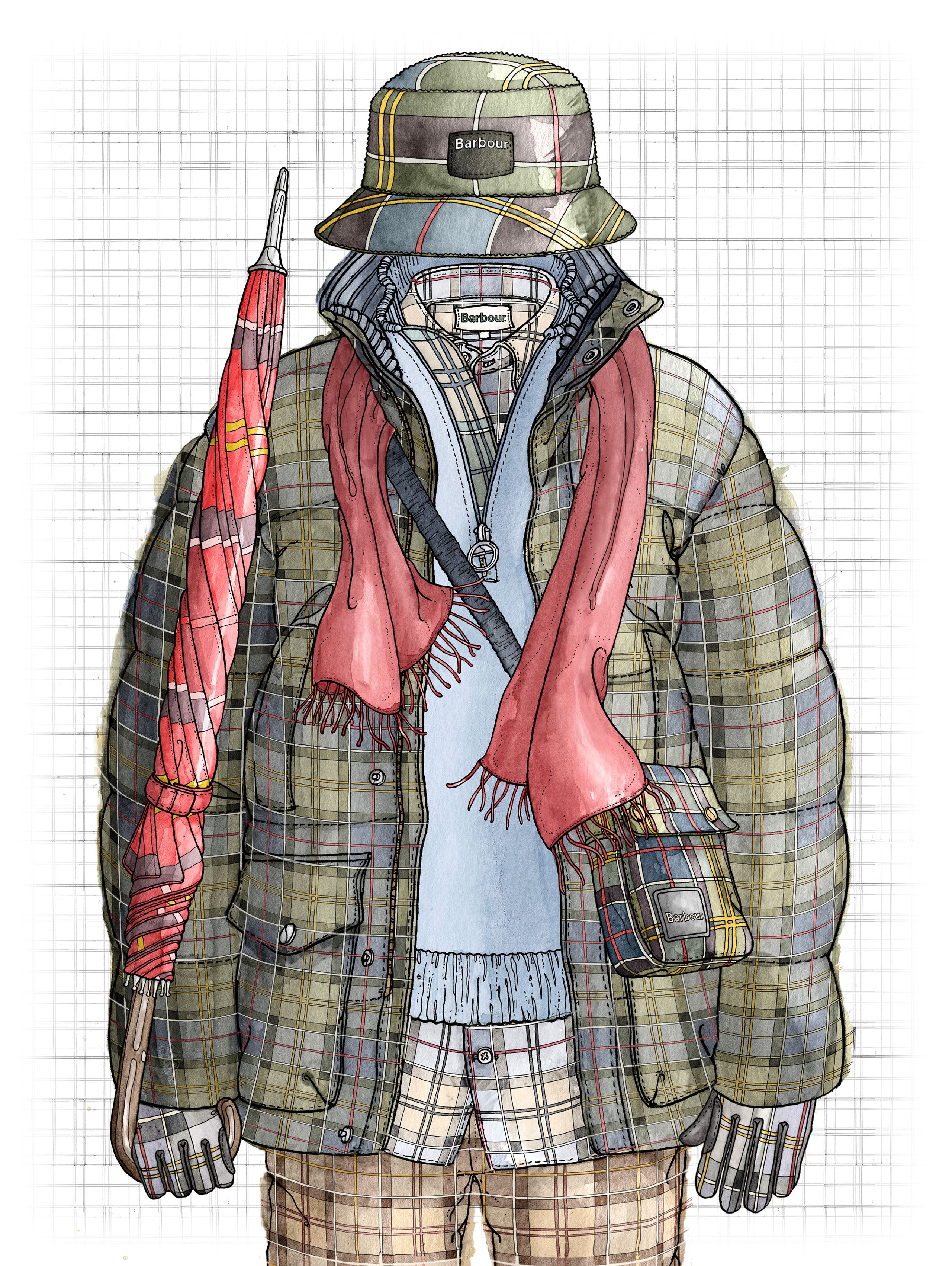 Illustration showcasing this artists portfolio