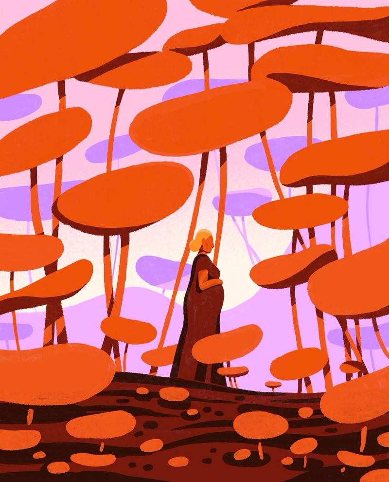 Illustration showcasing this artists portfolio