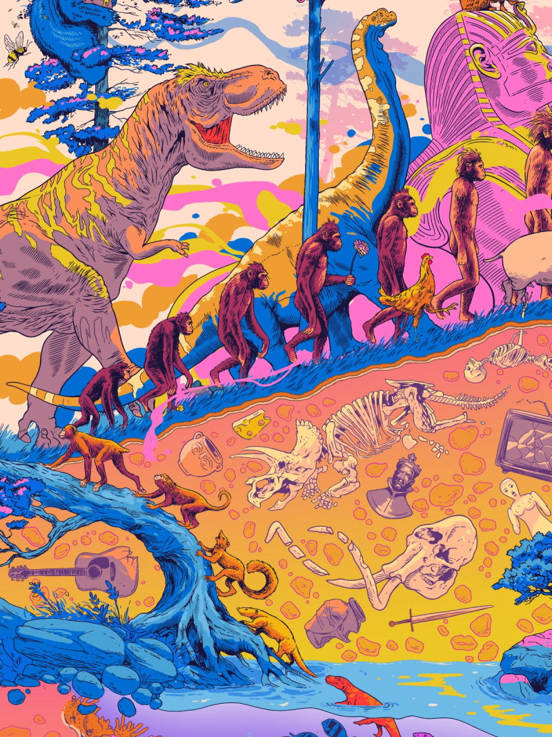 Illustration showcasing this artists portfolio