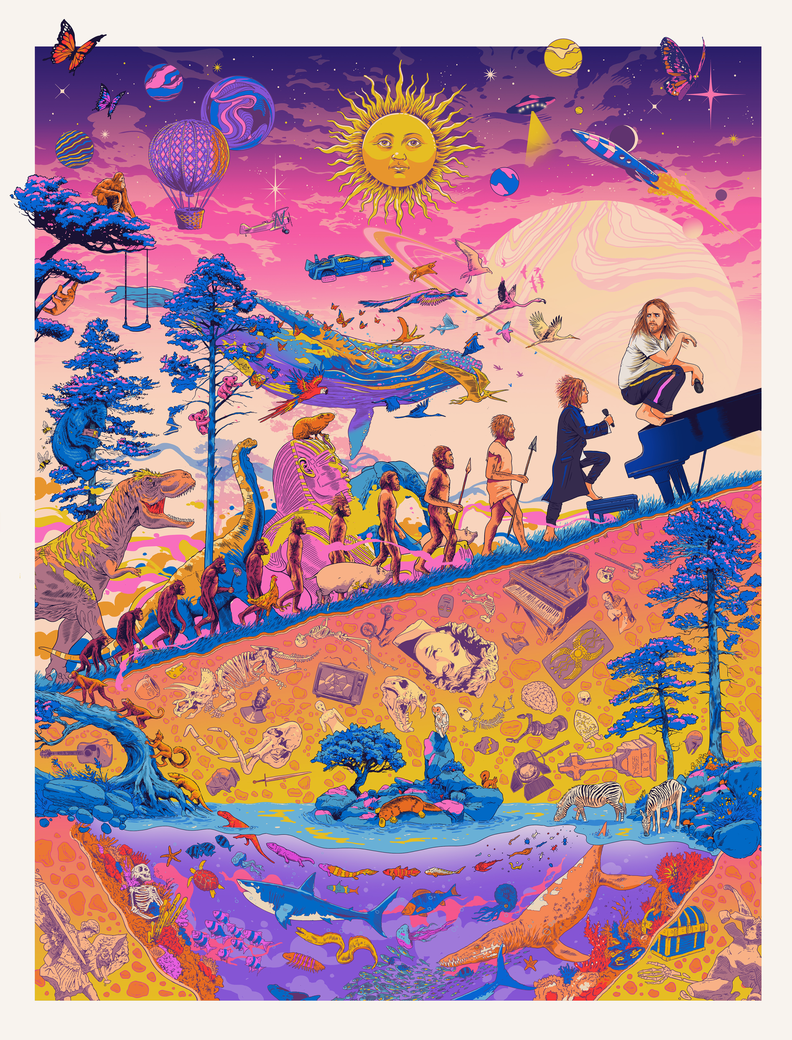 Illustration showcasing this artists portfolio