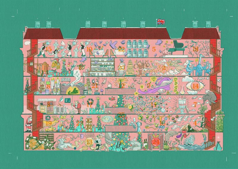 Illustration showcasing this artists portfolio