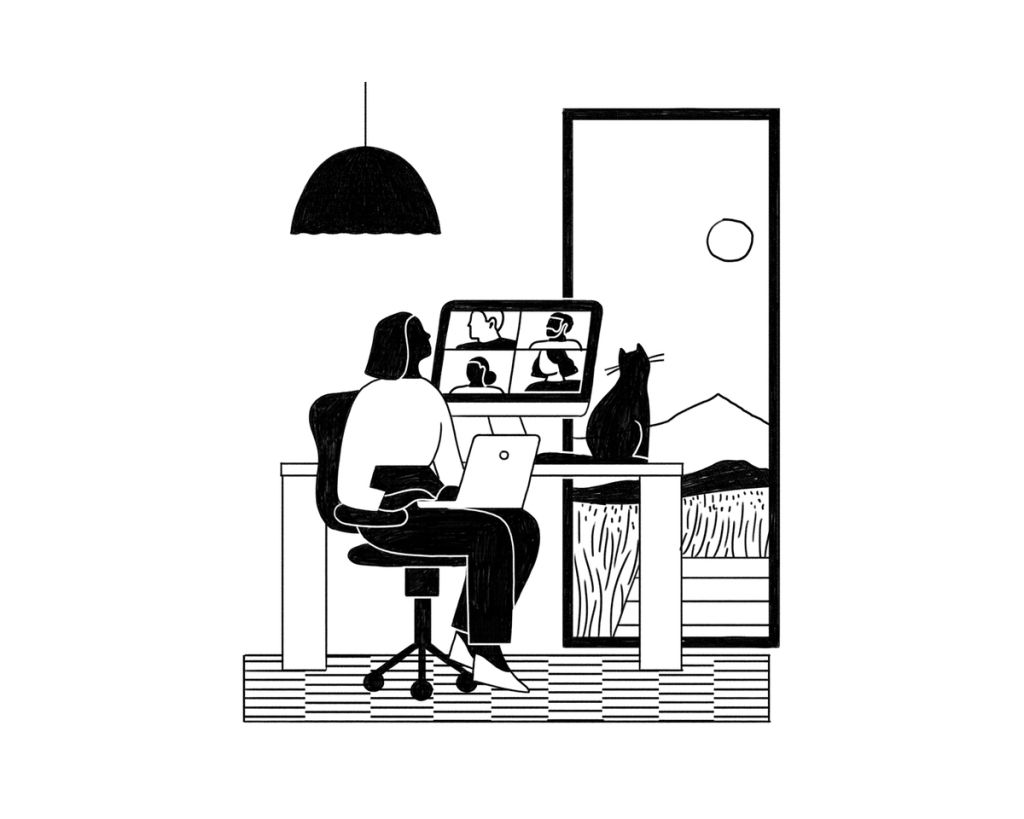 Illustration showcasing this artists portfolio