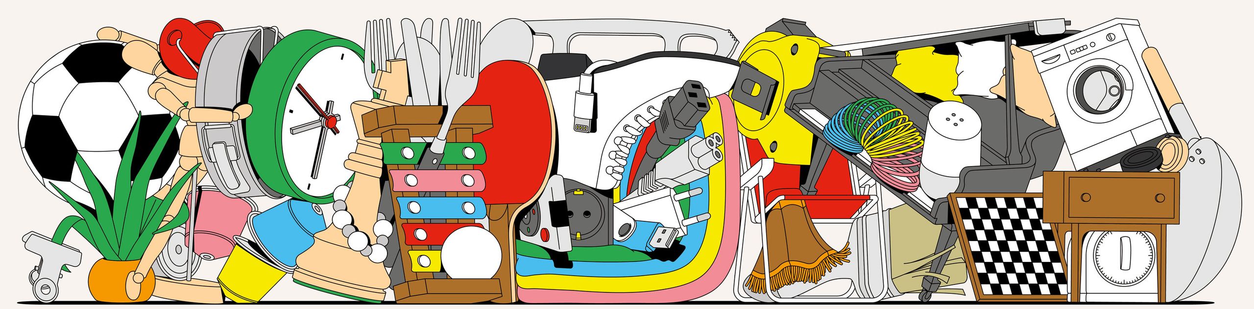 Illustration showcasing this artists portfolio