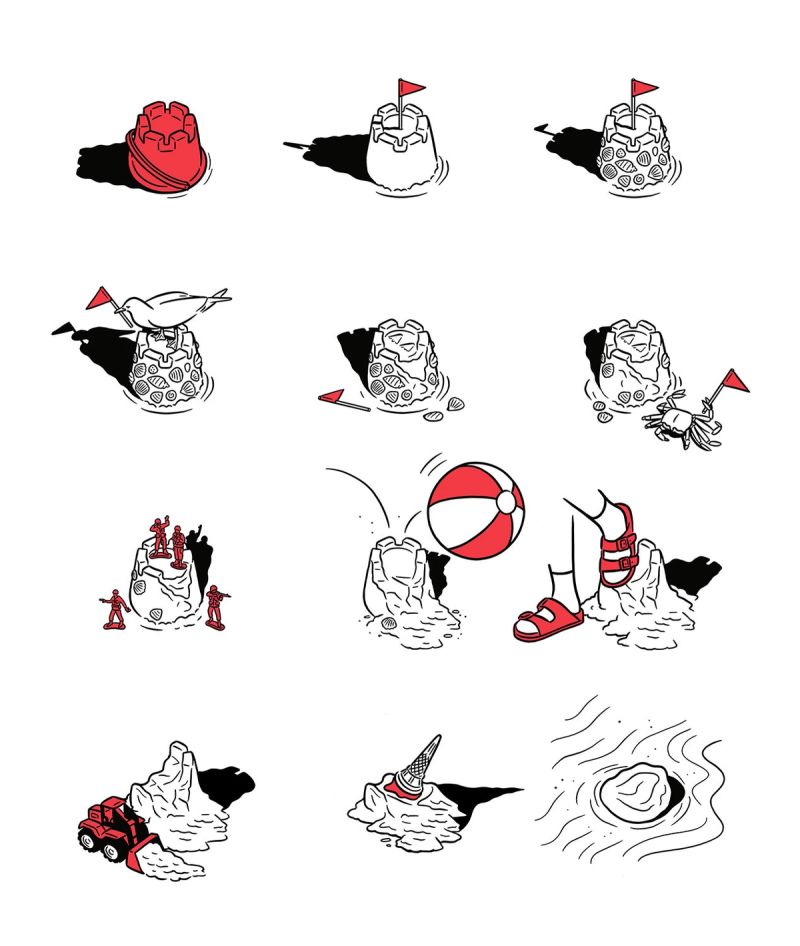 Illustration showcasing this artists portfolio