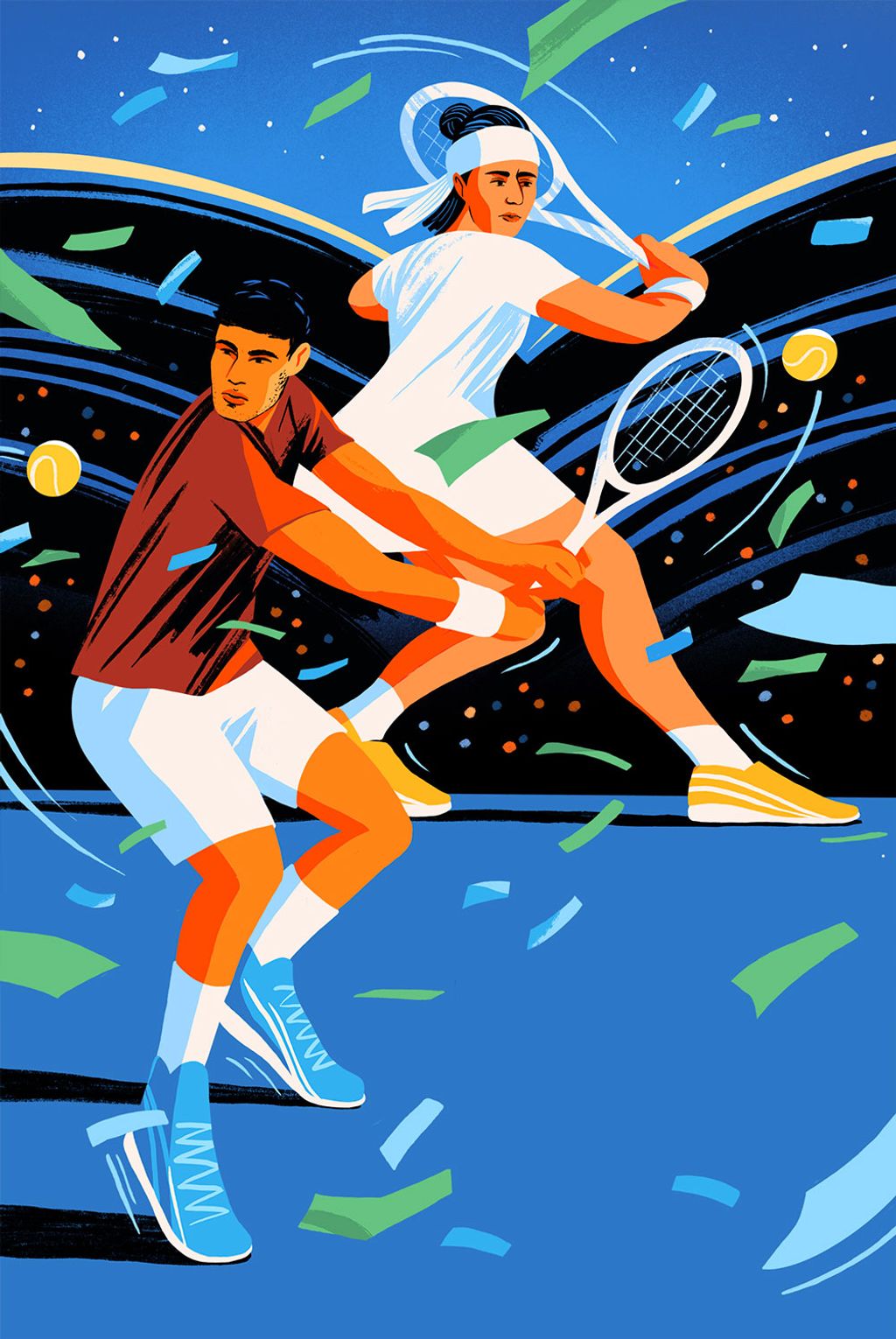 Illustration showcasing this artists portfolio